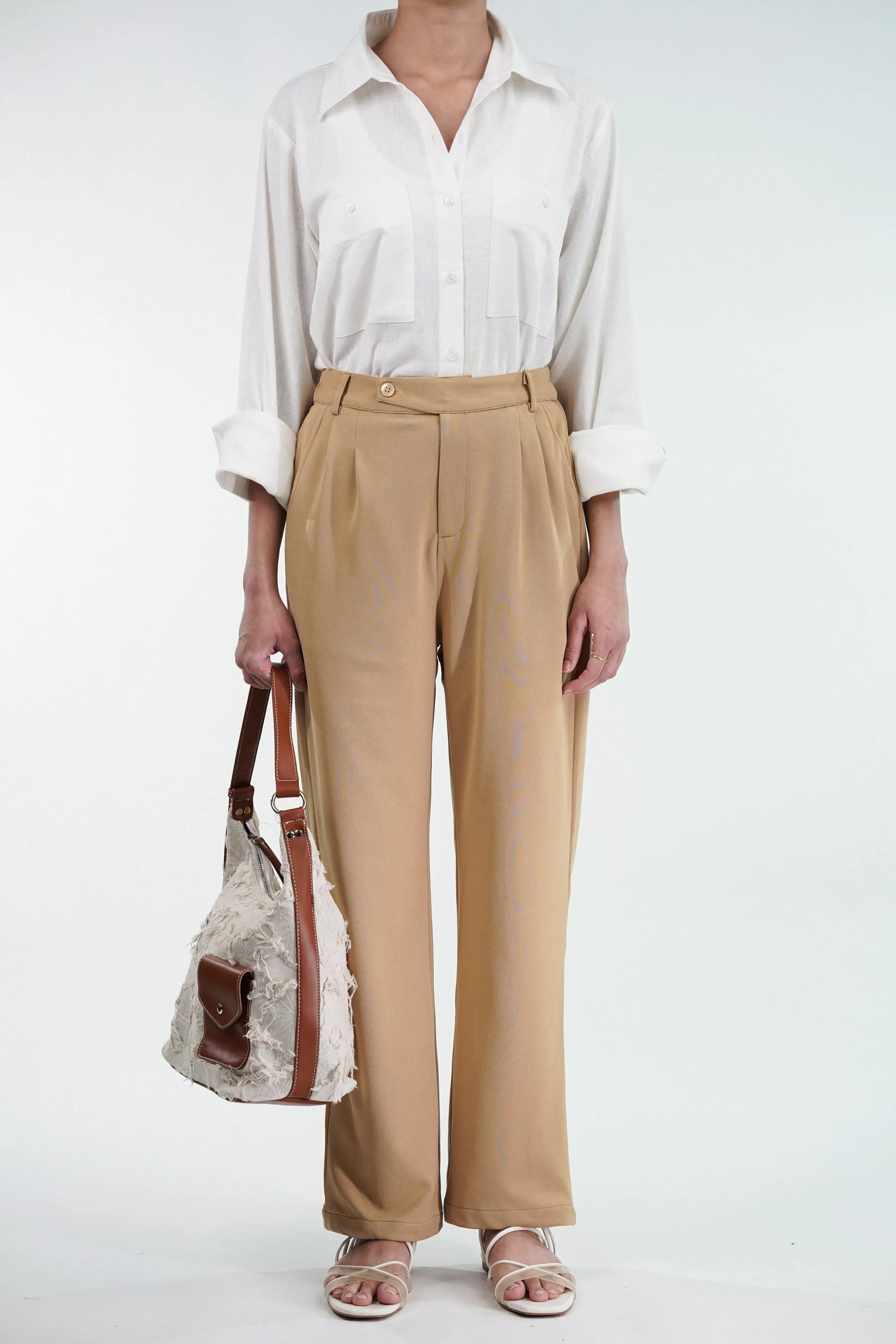 Straight Fit Amber korean Trouser