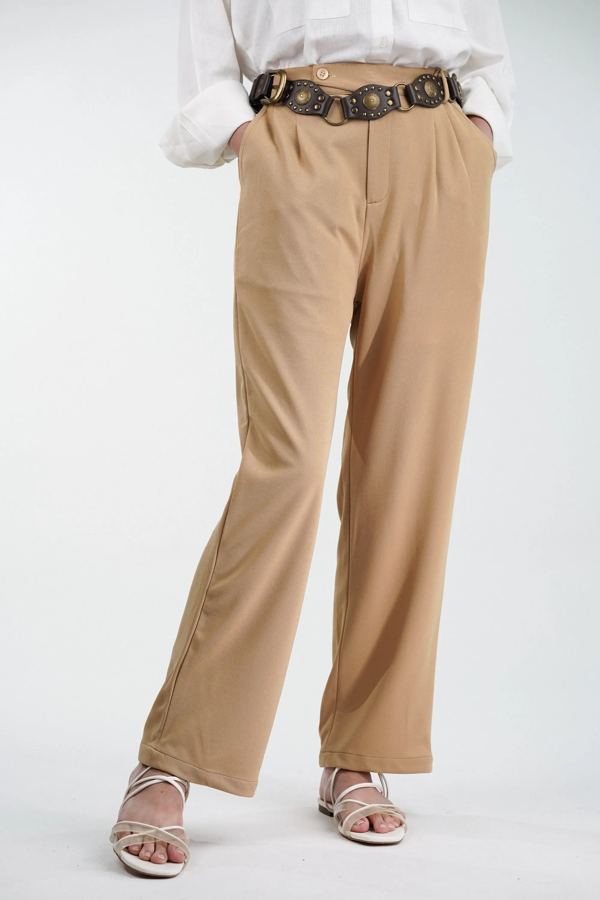 Straight Fit Amber korean Trouser
