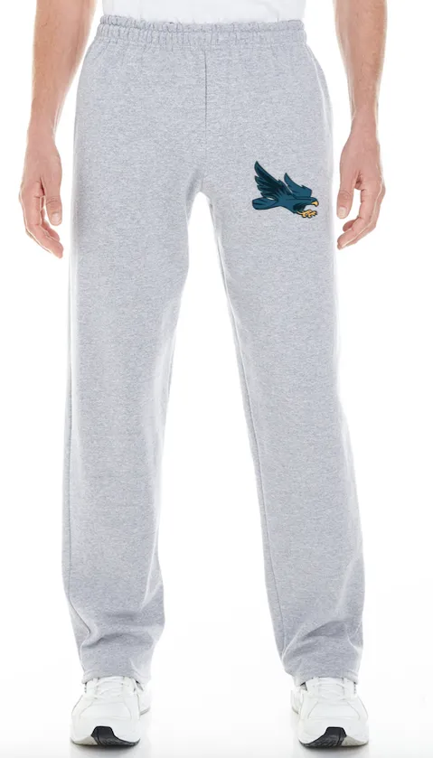 Sweatpants - Heavyweight - Open Bottom - Grey - Adult/Youth