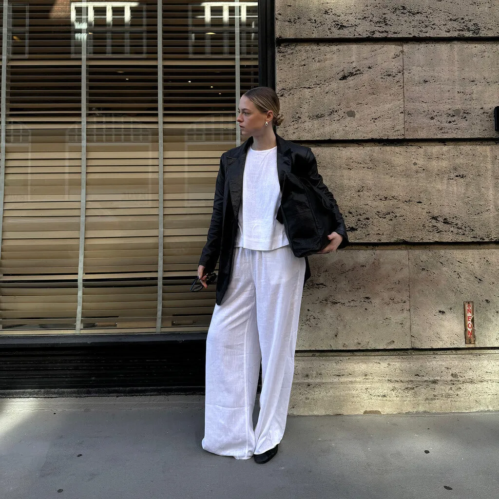 Tara linen pants (RW) / 100020 - White