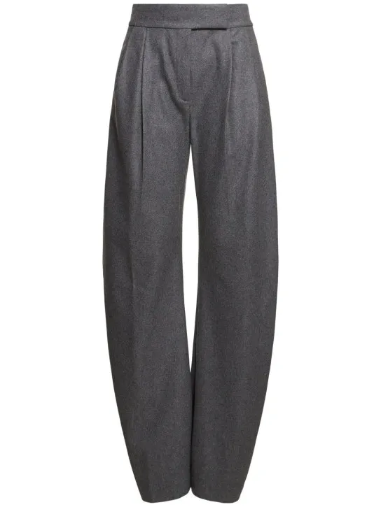 The Attico   Formal wool blend gabardine pants 