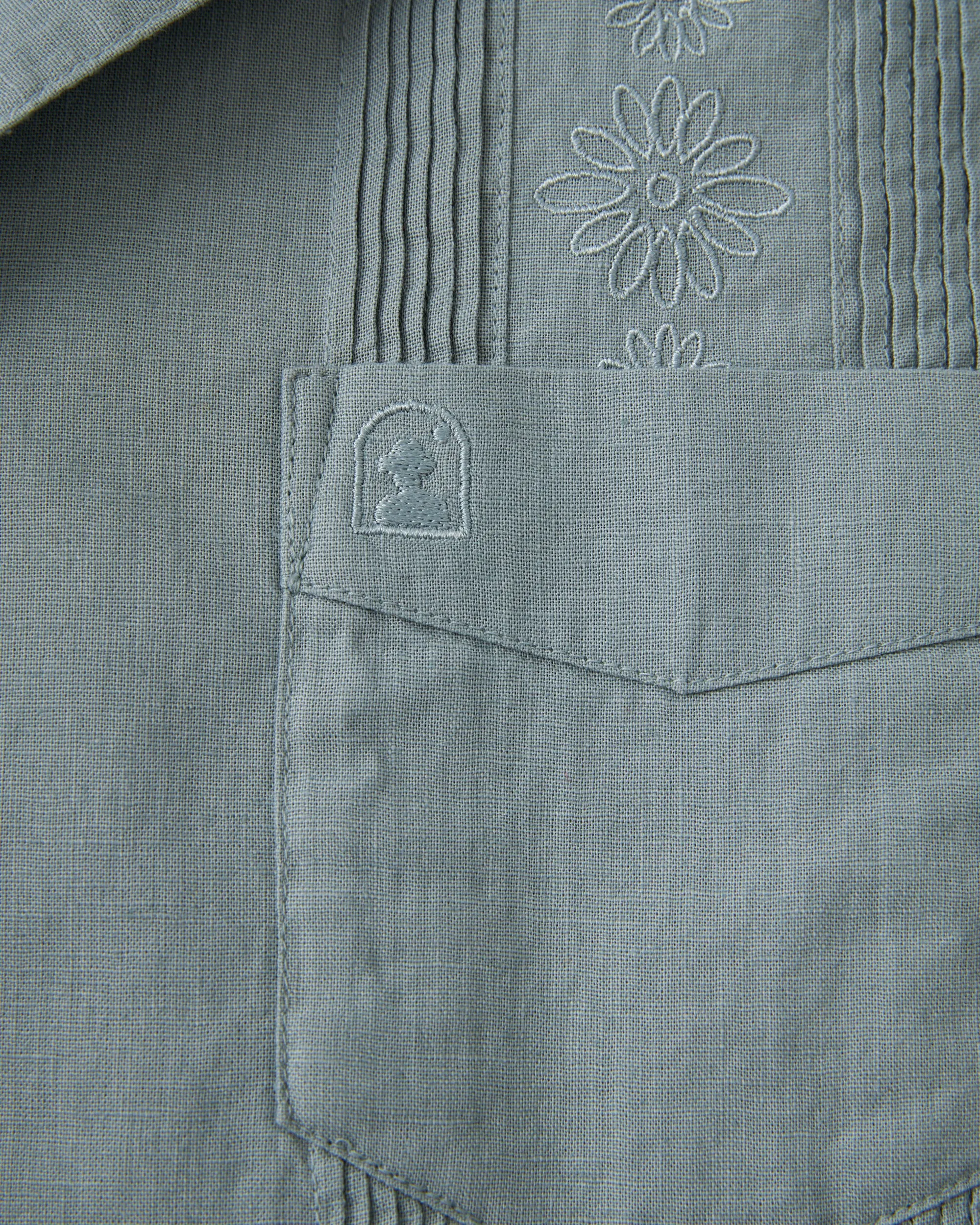 The Brisa Linen Shirt - Abalone