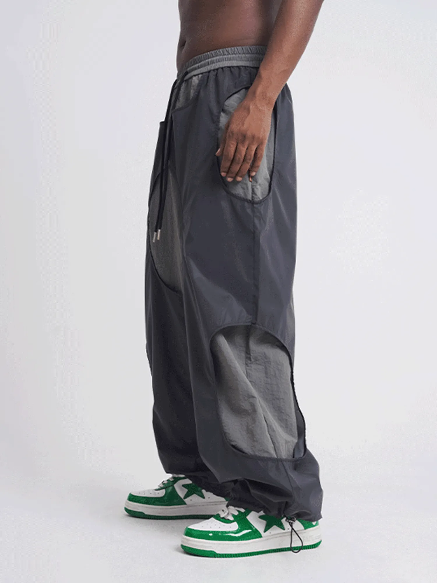 Thesupermade High Street Reflective Double Layer Pants