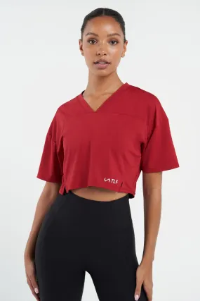 Train-N-Run Short Sleeve Crop Top