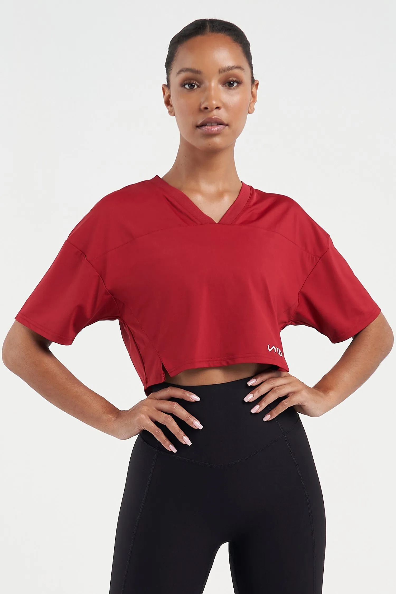 Train-N-Run Short Sleeve Crop Top