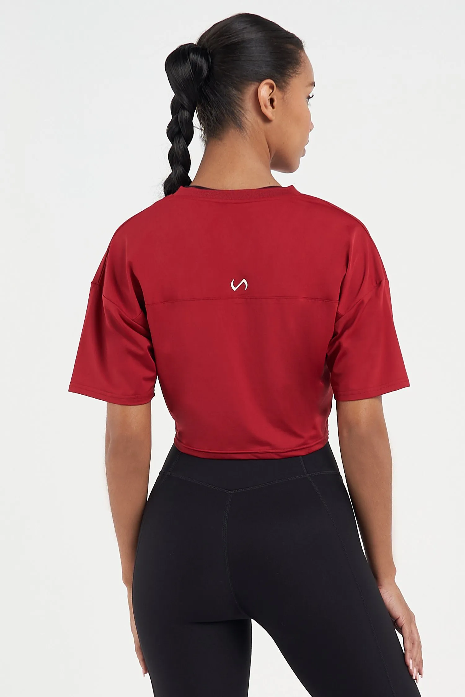 Train-N-Run Short Sleeve Crop Top