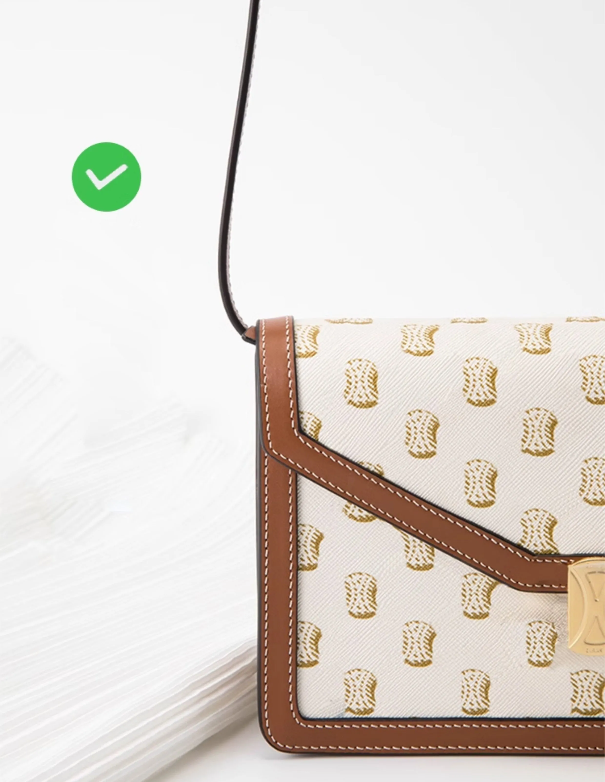 Triomphe bag anti-wear shoulder strap protective pads, leather strap wear-resistant accessories for modification