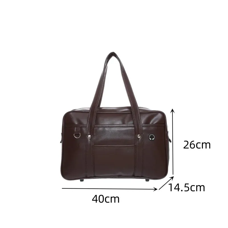 Uakiss Japanese two-dimensional student JK uniform bag girl PU schoolbag COS wear-resistant waterproof one-shoulder Messenger handbag