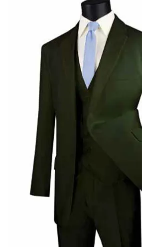 Vinci V2TR-OLI Mens Suit