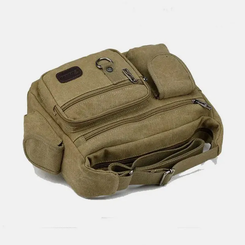 Wear-Resistant Large Capacity Vintage Crossbody Bag